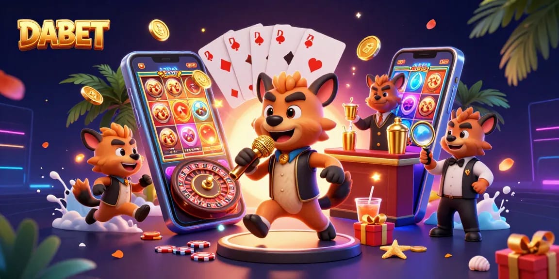 DABET delivers exciting slot games with colorful 3D graphics and lively casino atmosphere.