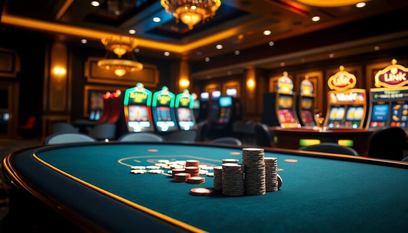 Experience exhilarating gameplay with the hidden wiki backdrop at a glamorous casino table.