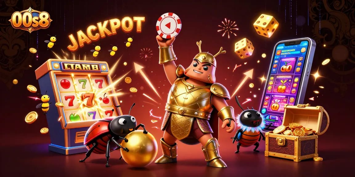 Experience thrills with 00s8 in this vibrant casino world featuring jackpot winnings and exciting games.