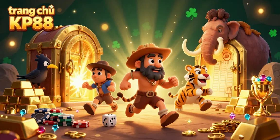 Experience exciting gameplay at trang chủ KP88 with dynamic casino elements and vibrant treasures