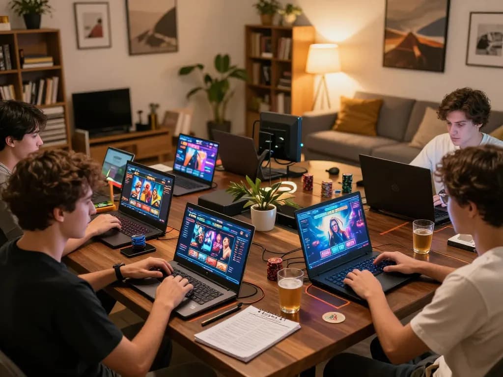Engaged player exploring exciting gameplay options at 23Win online casino.