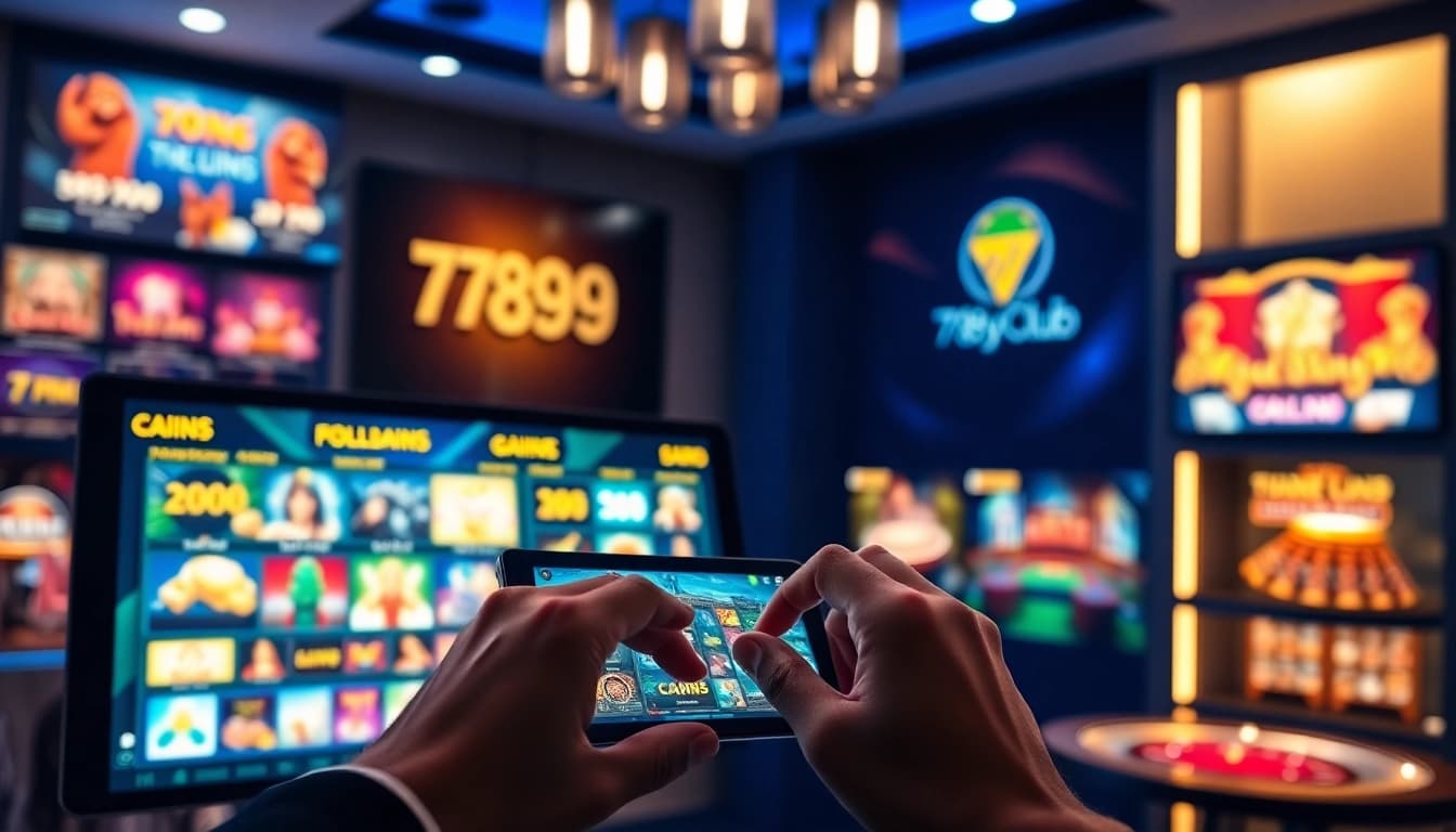 Experience the thrilling online gaming world at https://789club78.com/ with a vibrant interface showcasing various games.