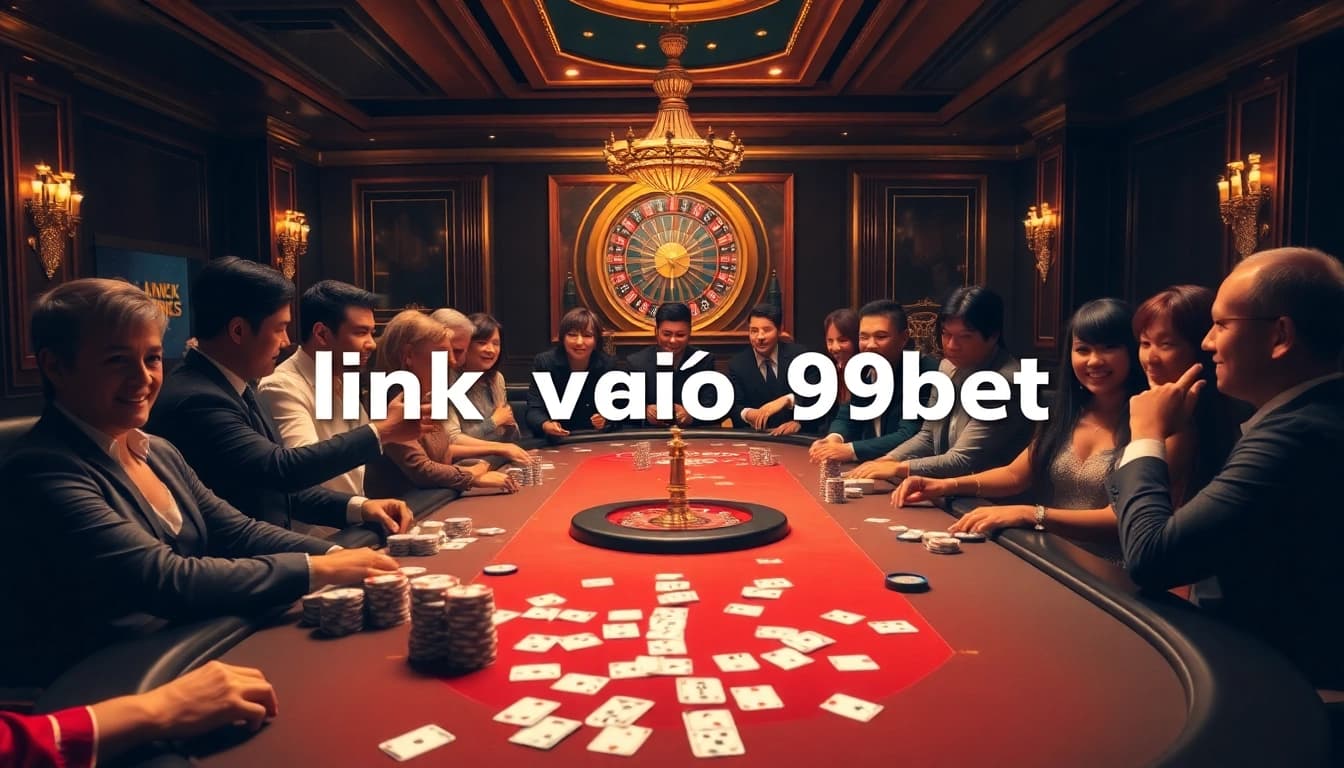 Engage in thrilling poker action at a luxurious casino with link vào 89bet promoting exciting gaming experiences.