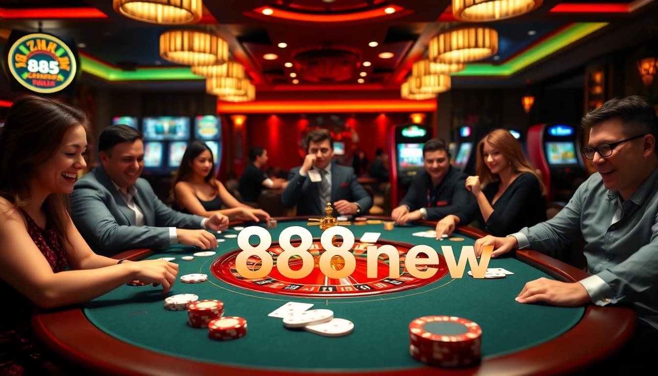 Experience the thrill of gaming at 888new, where players enjoy a sophisticated casino atmosphere.