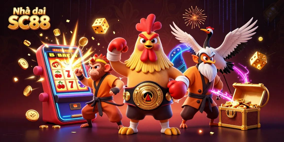 Play exciting games at Nhà cái SC88; discover thrilling jackpot wins and colorful casino action.