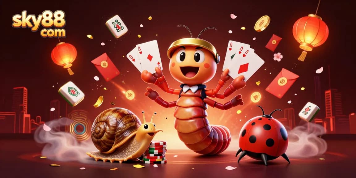Engage with sky88 com as the lively 3D dealer serves up exciting casino action amid vibrant gaming elements.