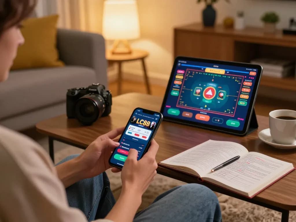 Play LC88 casino games on mobile with a cozy setup for responsible gaming.