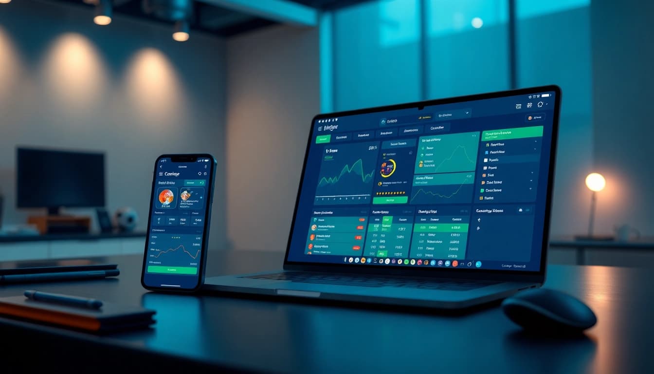 Engaging online betting platform showcased on https://79kingg.us/ smartphone and laptop, highlighting innovative features.