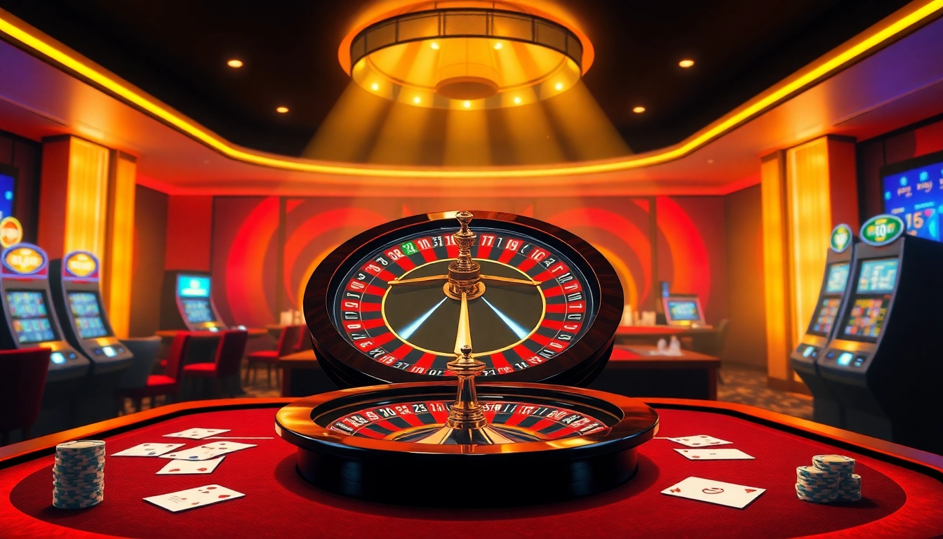 Experience thrilling gameplay at trang chủ s8 with modern casino tables and vibrant betting visuals.