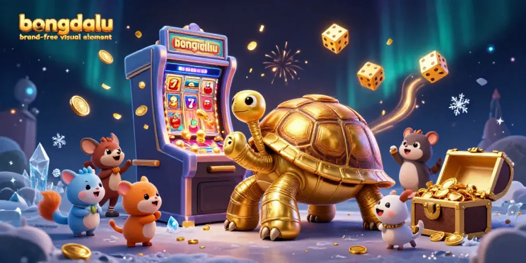 Engage with the dynamic action in this vibrant scene showcasing the bongdalu logo amidst a colorful casino atmosphere.
