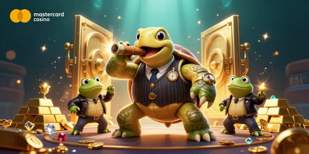 Experience thrilling action at a mastercard casino with vibrant characters and rich treasures.