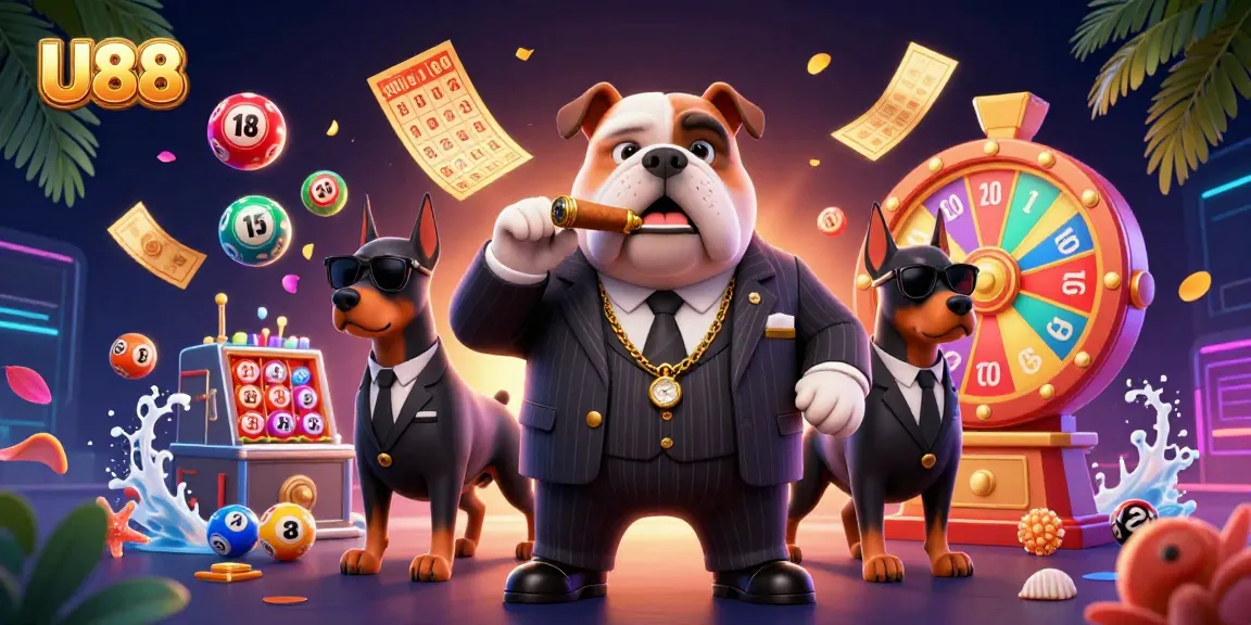 Engage with U88's thrilling casino experience featuring colorful prize elements and dynamic game energy.