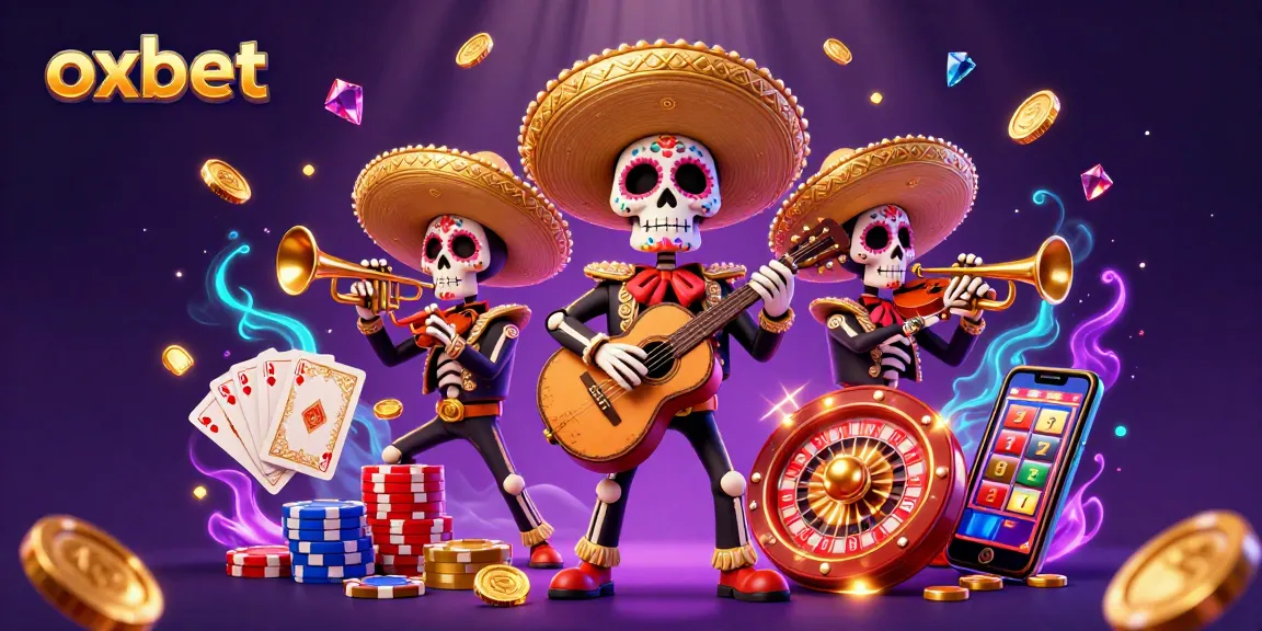 Join the fun at oxbet with vibrant mariachi band and exciting casino elements!