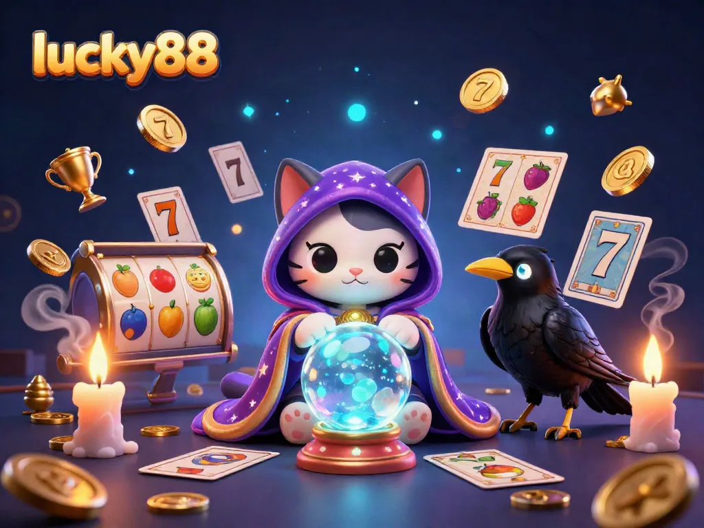 Experience the thrill of lucky88 gaming with vibrant characters and slot elements in an immersive casino scene.