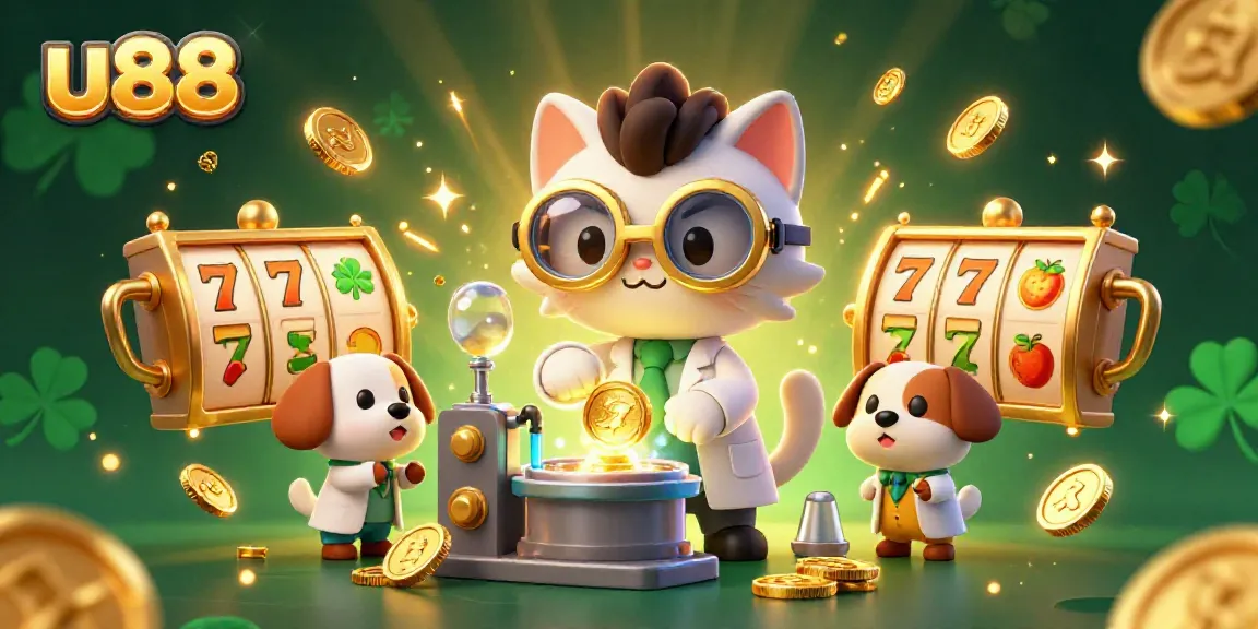 Join the excitement with u88 as the mad scientist cat creates jackpot opportunities with immersive casino illustrations.