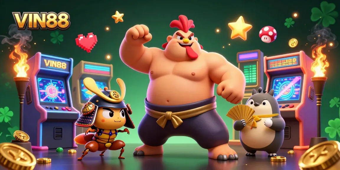 Experience exhilarating wins at VIN88 with thrilling arcade-style games and unique characters.