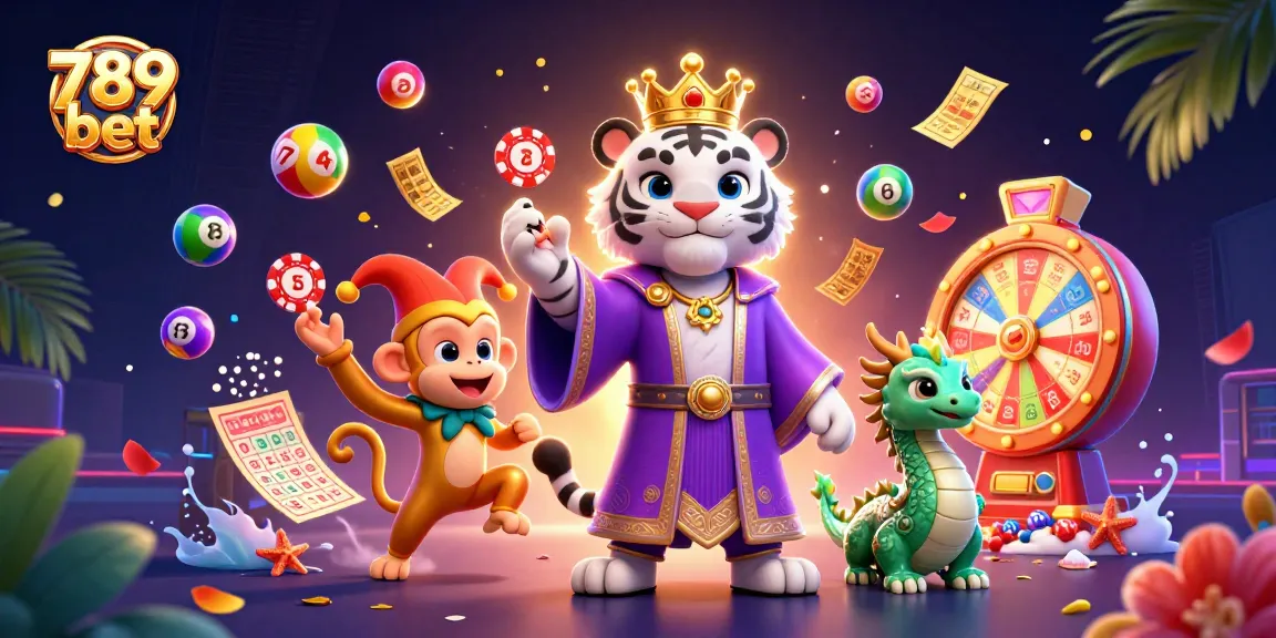 Immerse in the excitement of gaming with 789 bet's vibrant 3D illustration featuring engaging casino elements.