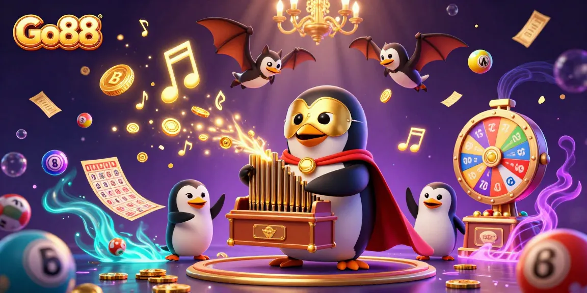 Join the Go88 excitement with a dynamic penguin playing for rich jackpots and fun-filled gameplay.