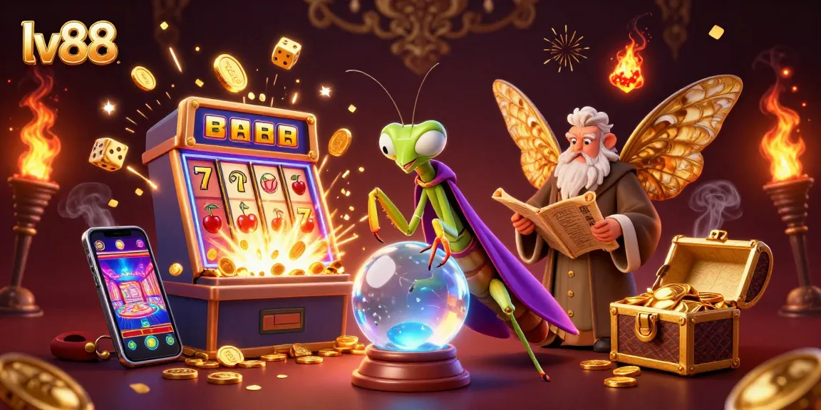 Experience thrilling lv88 slot adventures with a magical fortune teller scene.