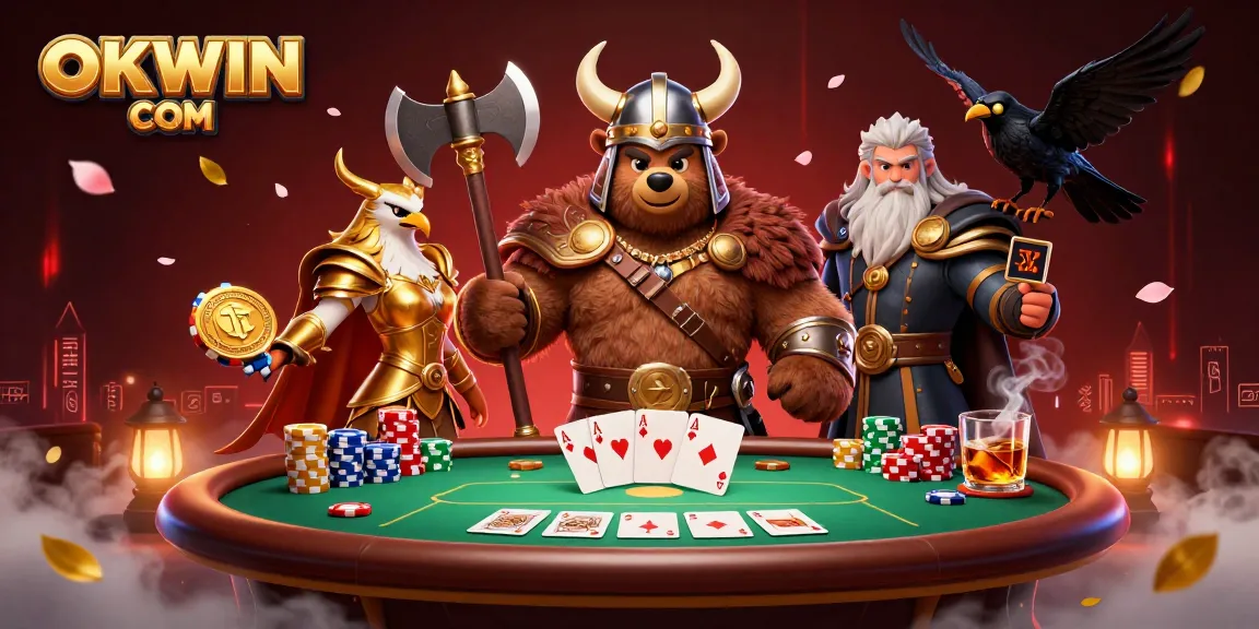 Engage with exciting games at OKWIN COM showcasing epic characters and rich casino action.