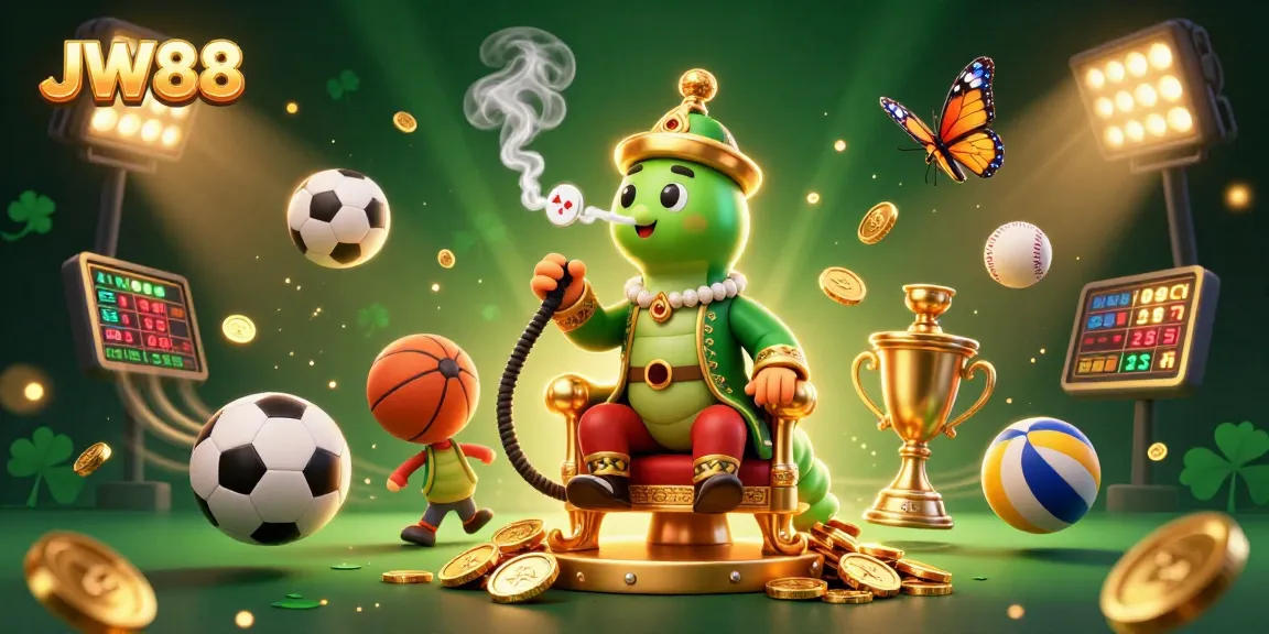 Experience thrilling gaming with JW88, featuring dynamic sports elements and enchanting casino visuals.